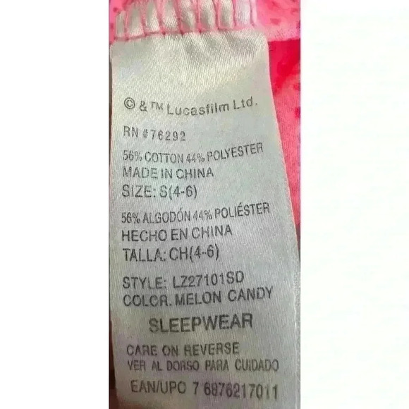 Star Wars Woman Tank Top S Pink May The Force Be With You Racerback - Picture 4 of 6